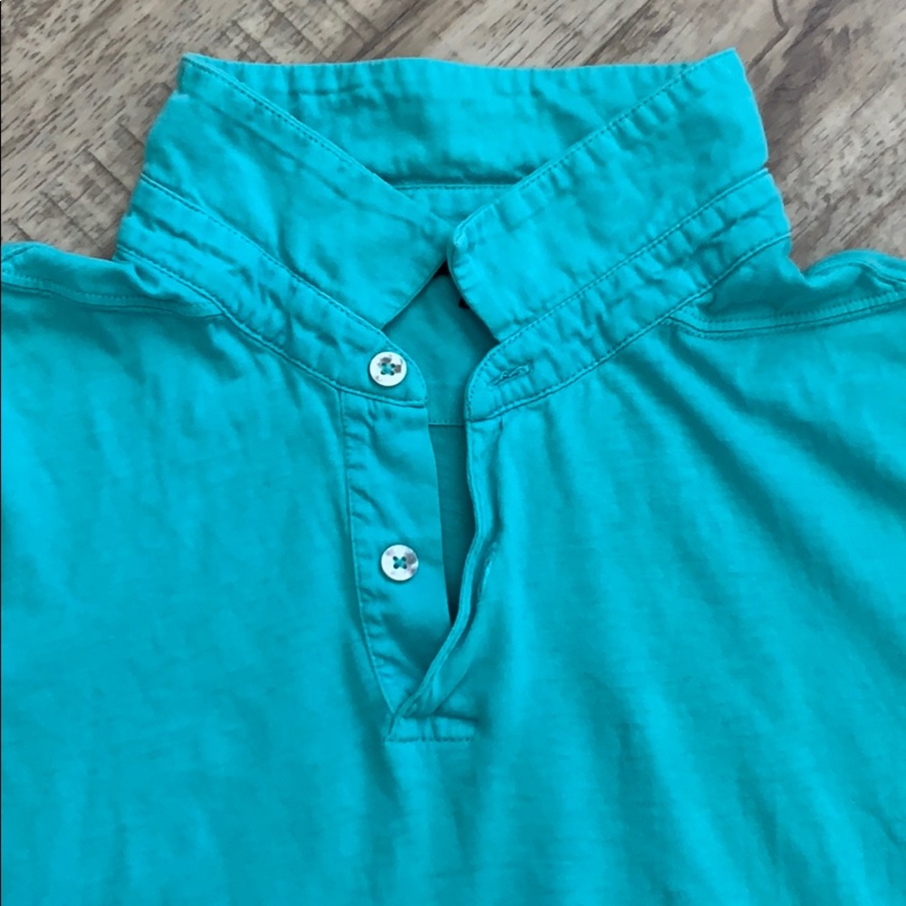 Men’s Teal Polo - Picture 3 of 4